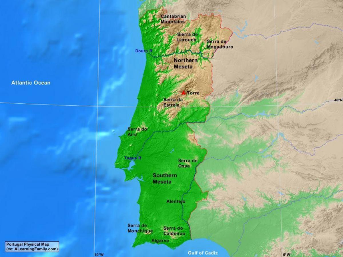 Montagnes de Portugal (carte)